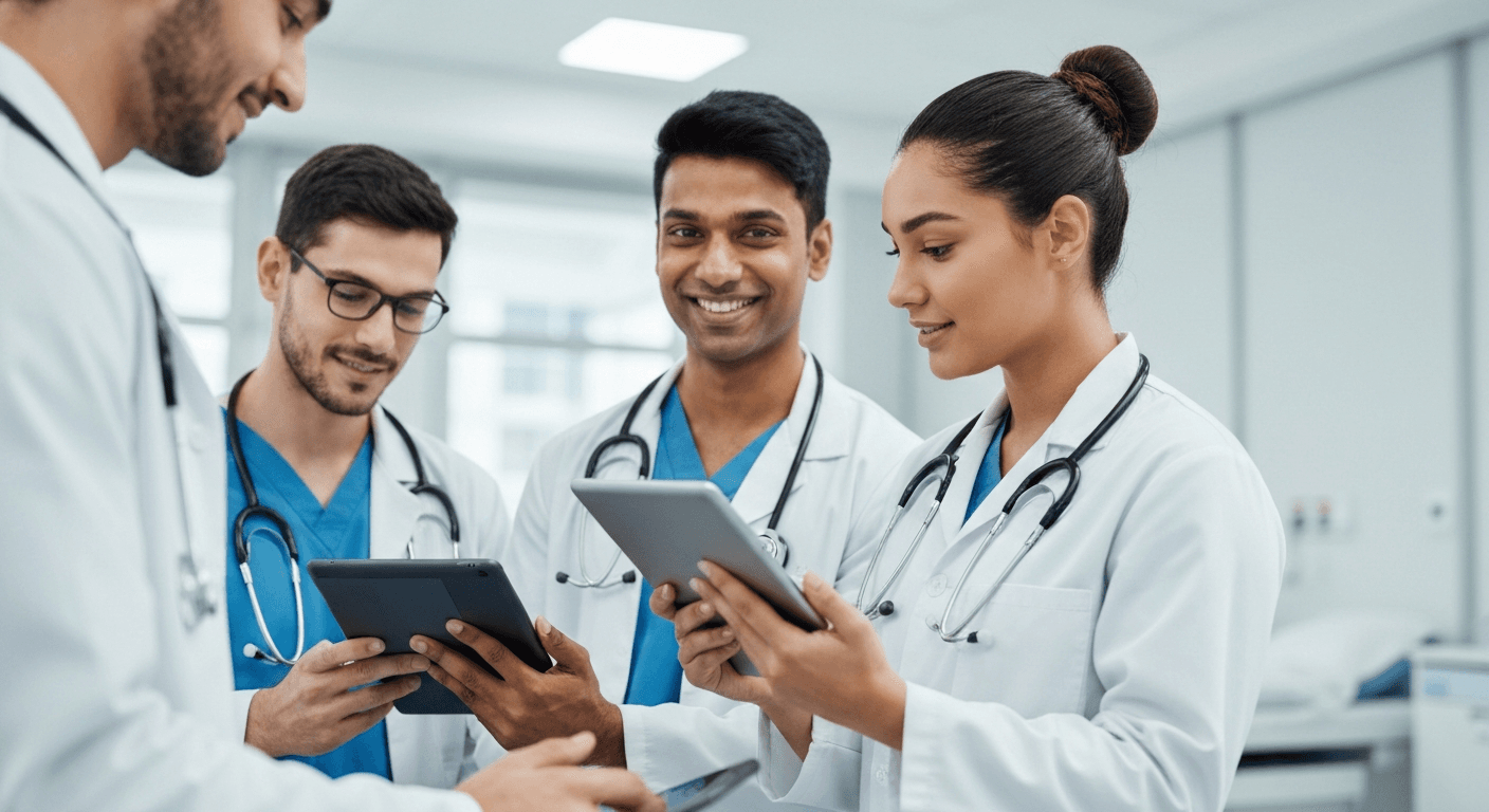 Klinisches Team bei der Arbeit